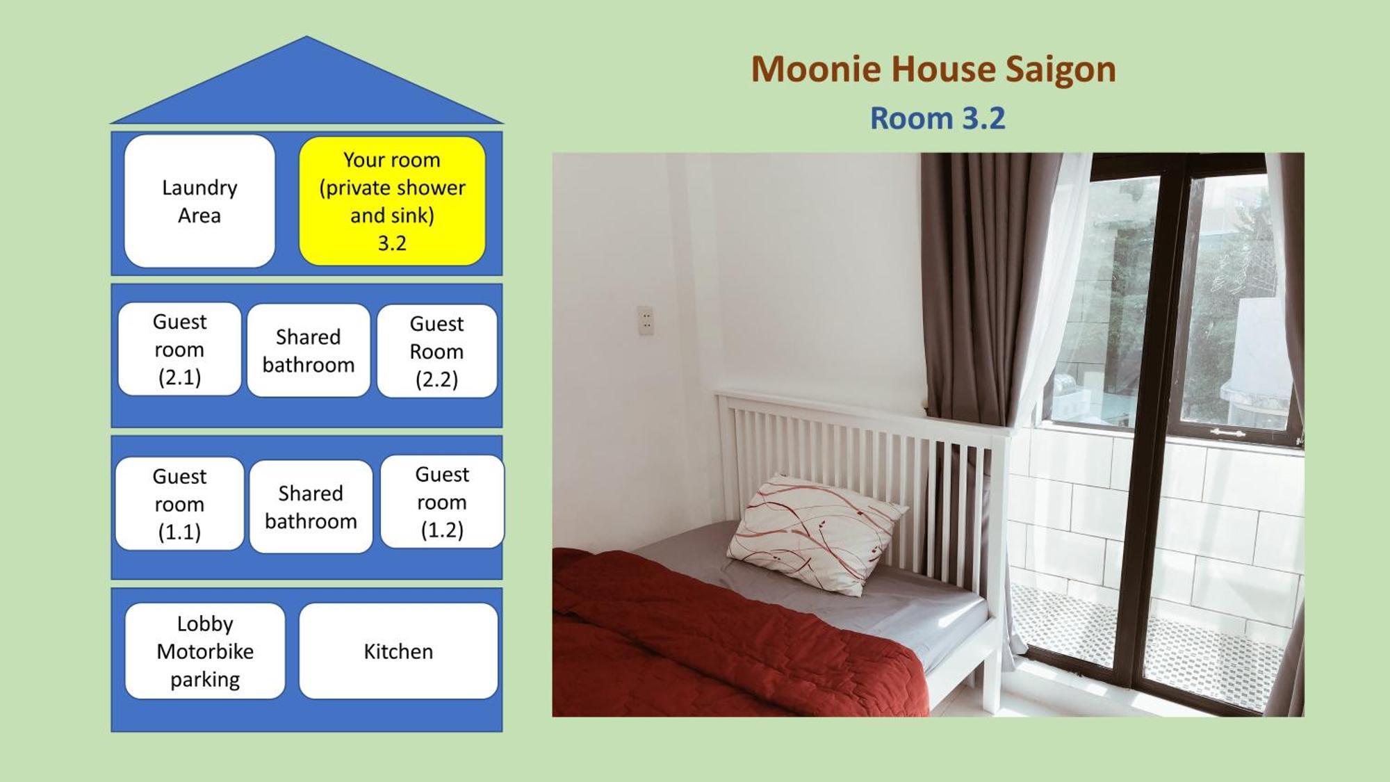 Moonie House Saigon - In Cbd, Cool Ac, Free Laundry, Free Drinking Water * TP. Hồ Chí Minh